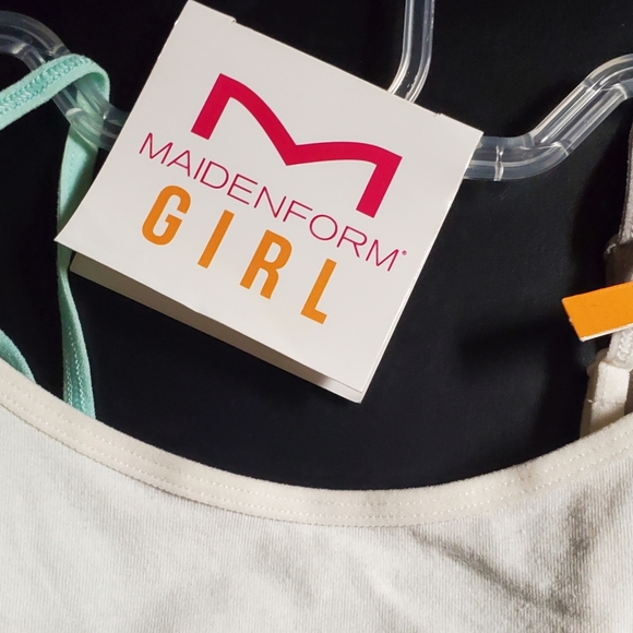 Maidenform Girl Bra 3 Pack New Bralette Size M 7/8 - Picture 2 of 8